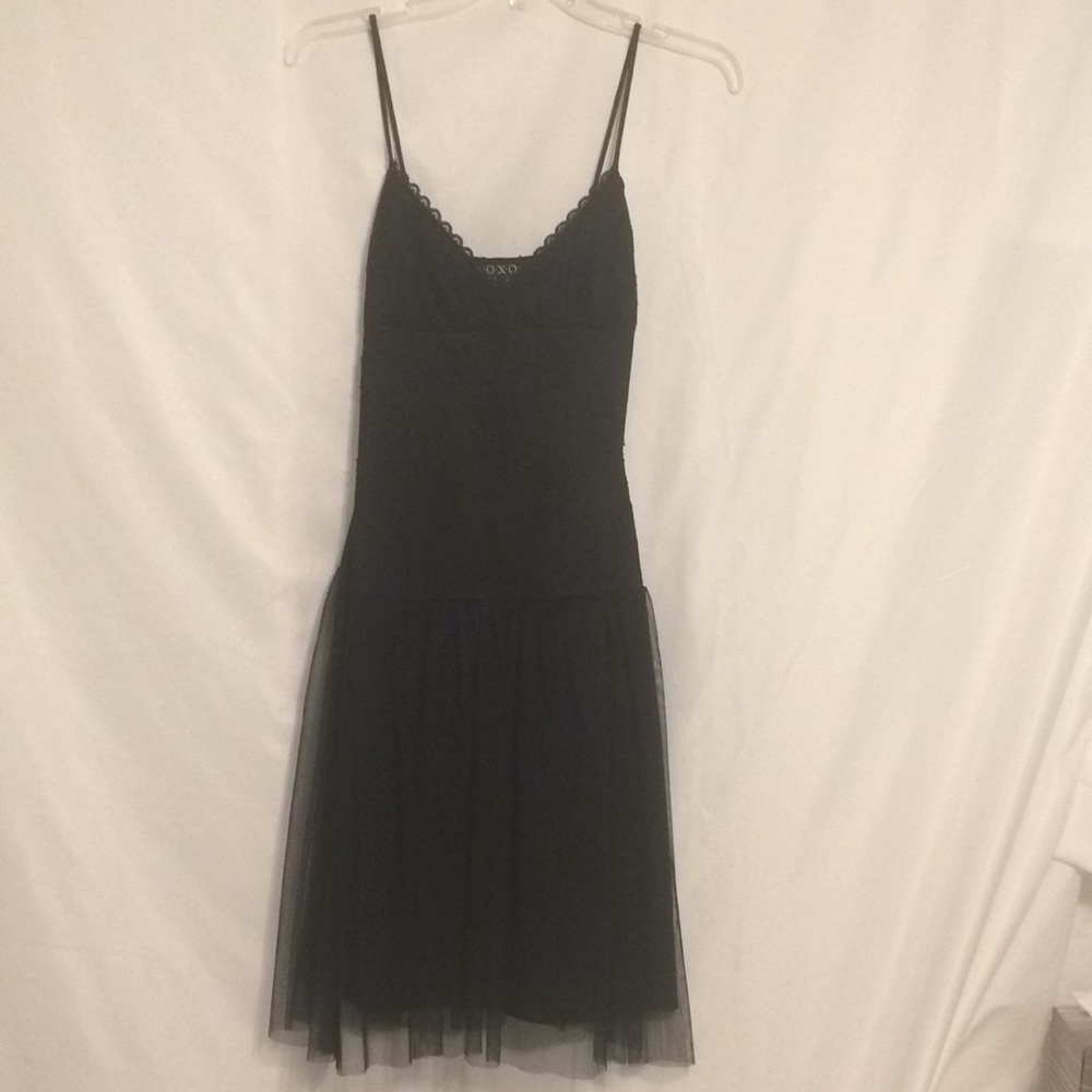 Black Spaghetti Strap Dress